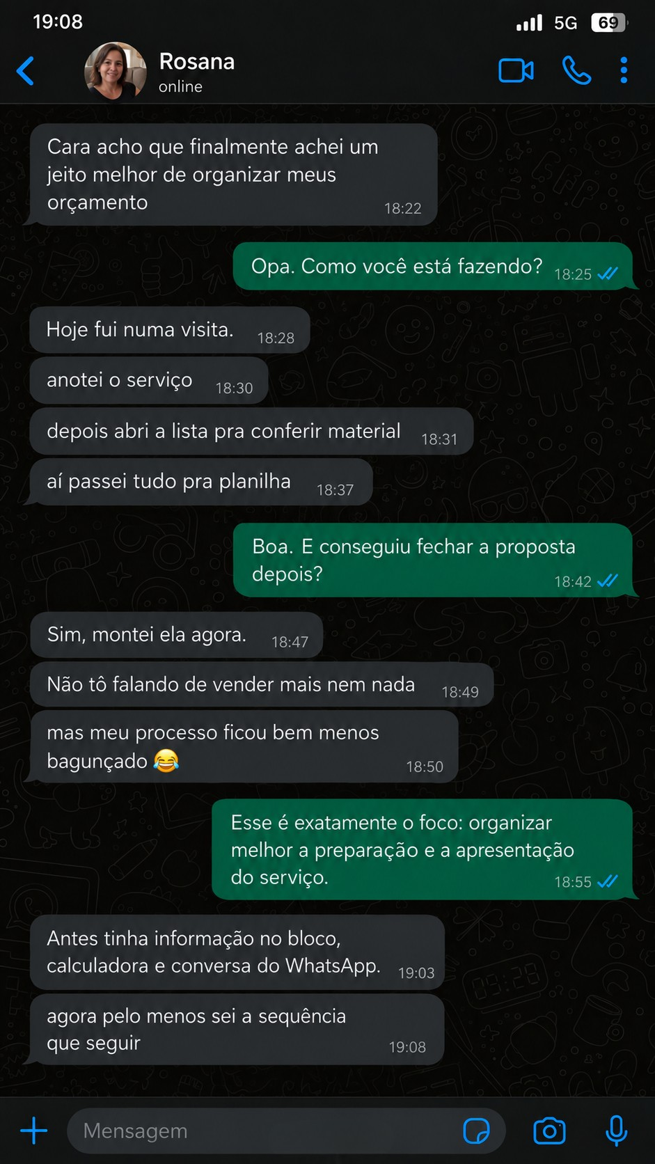 Depoimento de cliente do Eletricista Pro Kit 5