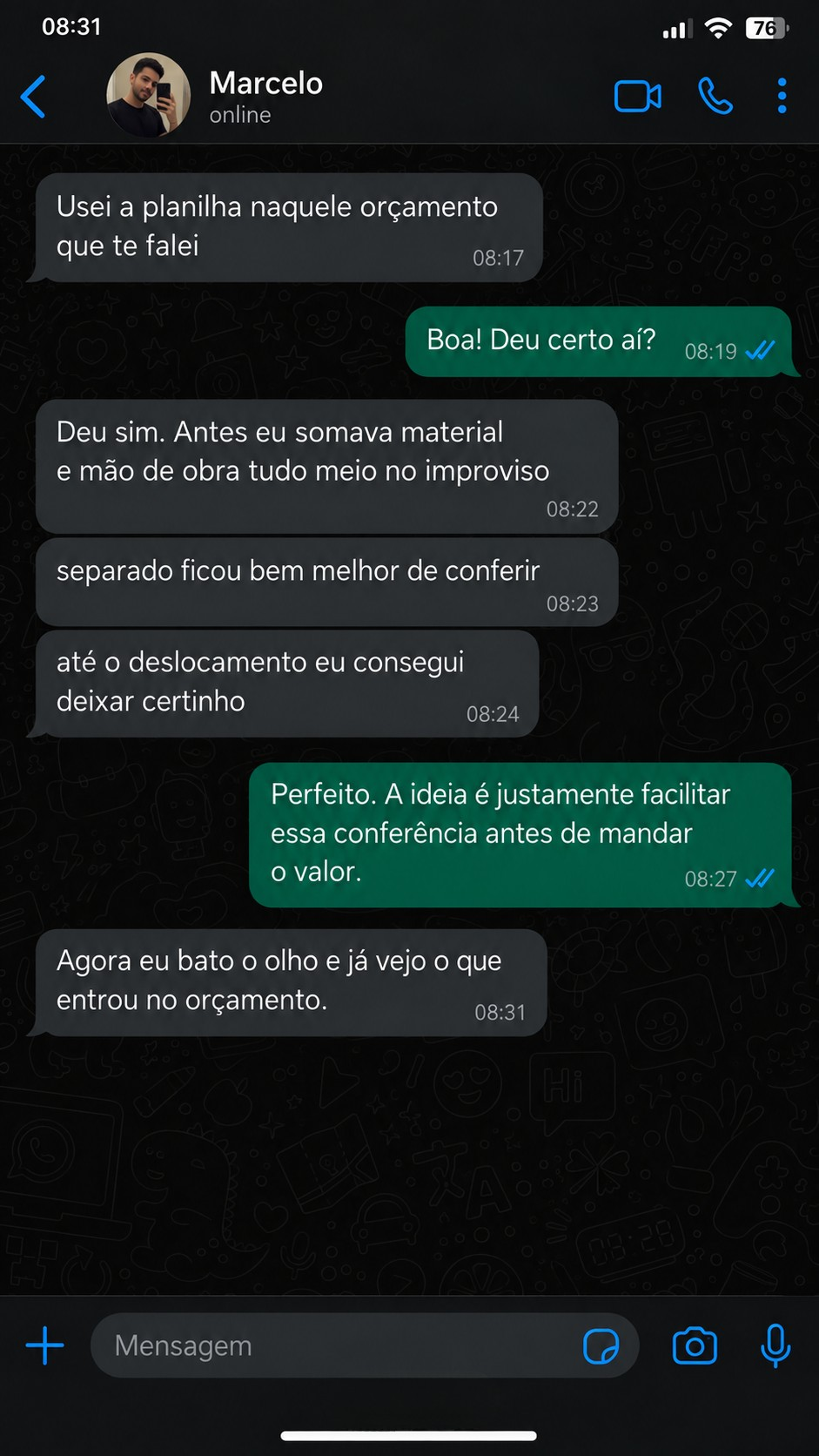 Depoimento de cliente do Eletricista Pro Kit 3