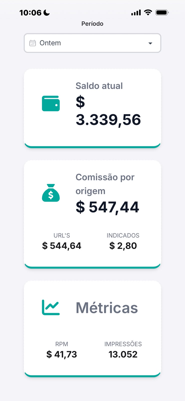 Painel de afiliado TudoAki com comissões